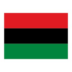 Pan African Flag  Double Sided Flano Blanket (mini)  by abbeyz71