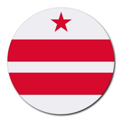 Flag Of Washington, Dc  Round Mousepads by abbeyz71