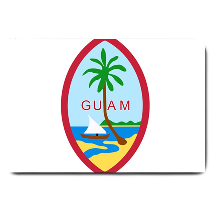 Seal Of Guam Large Doormat 