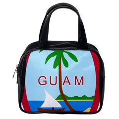 Seal Of Guam Classic Handbags (one Side) by abbeyz71