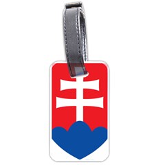 Slovak Air Force Roundel Luggage Tags (one Side) 