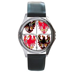 Coat of Arms of Trentino-Alto Adige Sudtirol Region of Italy Round Metal Watch