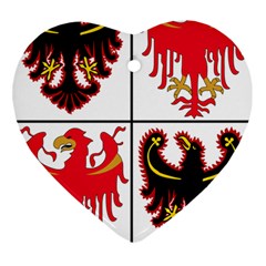 Coat of Arms of Trentino-Alto Adige Sudtirol Region of Italy Ornament (Heart) 