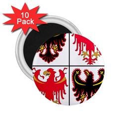 Coat of Arms of Trentino-Alto Adige Sudtirol Region of Italy 2.25  Magnets (10 pack) 