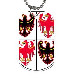 Coat of Arms of Trentino-Alto Adige Sudtirol Region of Italy Dog Tag (Two Sides)