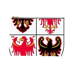 Coat of Arms of Trentino-Alto Adige Sudtirol Region of Italy Cosmetic Bag (Large) 