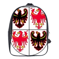Coat of Arms of Trentino-Alto Adige Sudtirol Region of Italy School Bags(Large) 