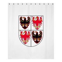 Coat of Arms of Trentino-Alto Adige Sudtirol Region of Italy Shower Curtain 60  x 72  (Medium) 