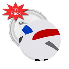 Logo Of The French Air Force  2 25  Buttons (10 Pack) 