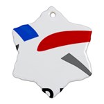 Logo Of The French Air Force (armee De L air) Ornament (Snowflake)  Front