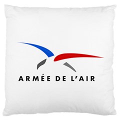 Logo Of The French Air Force (armee De L air) Large Flano Cushion Case (one Side) by abbeyz71