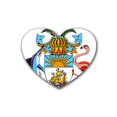 Coat Of Arms Of The Bahamas Heart Coaster (4 Pack)  by abbeyz71