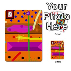 Orange Abstraction Multi-purpose Cards (rectangle)  by Valentinaart