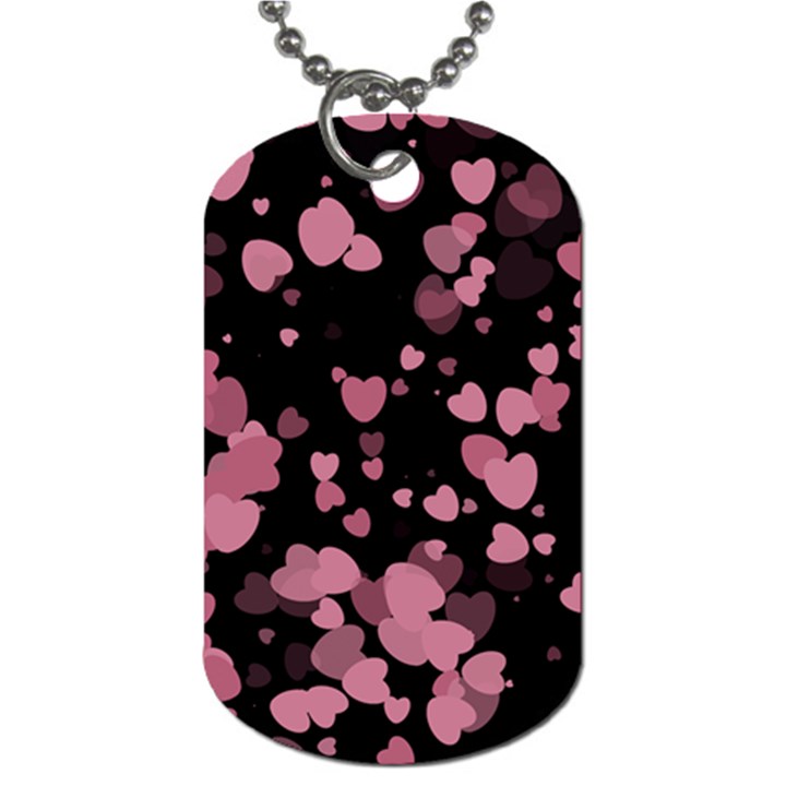 Pink Love Dog Tag (Two Sides)