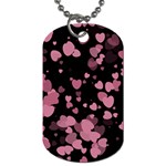 Pink Love Dog Tag (Two Sides) Back