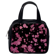 Pink Love Classic Handbags (One Side)