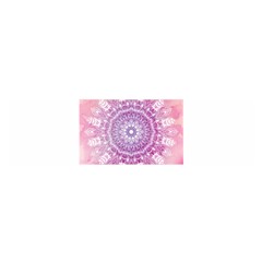 Pink Watercolour Mandala Satin Scarf (oblong) by TanyaDraws