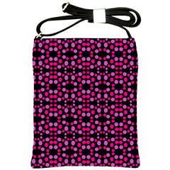 Dots Pattern Pink Shoulder Sling Bags