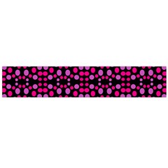 Dots Pattern Pink Flano Scarf (large)  by BrightVibesDesign