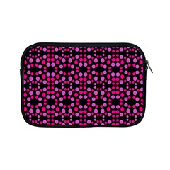 Dots Pattern Pink Apple Ipad Mini Zipper Cases by BrightVibesDesign