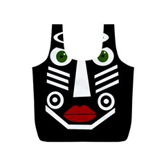 African Mask Full Print Recycle Bags (s)  by Valentinaart