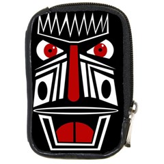 African Red Mask Compact Camera Cases by Valentinaart