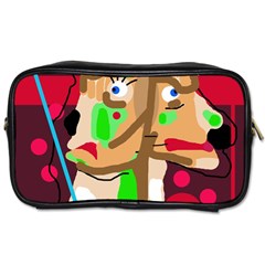 Abstract Animal Toiletries Bags 2-side
