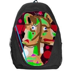 Abstract Animal Backpack Bag by Valentinaart