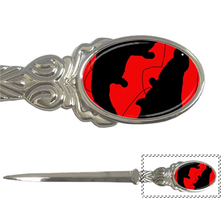 Black and red lizard  Letter Openers