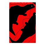 Black and red lizard  Shower Curtain 48  x 72  (Small)  Curtain(48  X 72 ) - 42.18 x64.8  Curtain(48  X 72 )