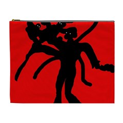 Abstract Man Cosmetic Bag (xl) by Valentinaart