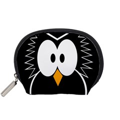 Black Owl Accessory Pouches (small)  by Valentinaart