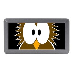 Brown Simple Owl Memory Card Reader (mini) by Valentinaart