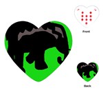 Elephand Playing Cards (Heart)  Front