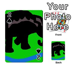 Elephand Playing Cards 54 Designs  by Valentinaart