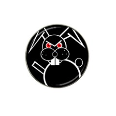 Evil Rabbit Hat Clip Ball Marker (10 Pack) by Valentinaart