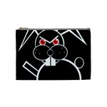 Evil rabbit Cosmetic Bag (Medium)  Front