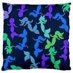 Mermaids Large Flano Cushion Case (Two Sides) Back