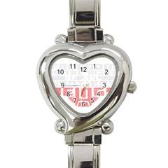 Freedom Is The Right Grunge Heart Italian Charm Watch by justinwhitdesigns