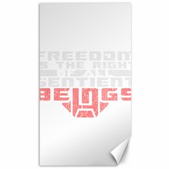 Freedom Is The Right Grunge Canvas 40  X 72  
