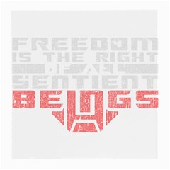 Freedom Is The Right Grunge Medium Glasses Cloth by justinwhitdesigns