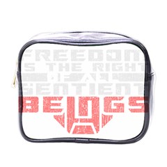 Freedom Is The Right Grunge Mini Toiletries Bags by justinwhitdesigns