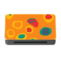 Orange Abstraction Memory Card Reader With Cf