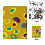 Yellow abstraction Multi-purpose Cards (Rectangle)  Front 18
