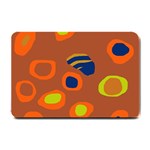 Orange abstraction Small Doormat  24 x16  Door Mat