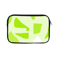 Green Abstract Design Apple Ipad Mini Zipper Cases by Valentinaart