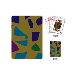 Colorful Abstraction Playing Cards (mini)  by Valentinaart