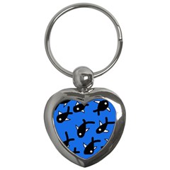 Cute Fishes Key Chains (heart)  by Valentinaart