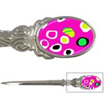 Pink abstract pattern Letter Openers Front