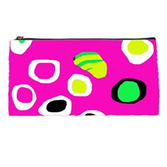 Pink Abstract Pattern Pencil Cases by Valentinaart